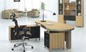 家具中班台,黄橡木+黑线木现代办公台,一件起可混批,可批量采购,规格2200×1890×750(mm)